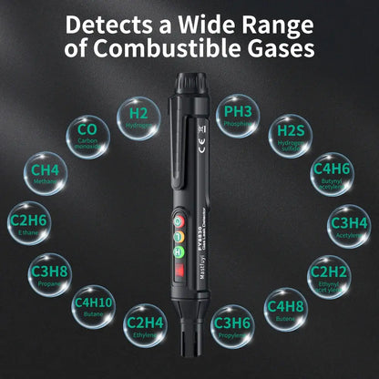 Portable Gas Leak Detector with Audible & Visual Alarm Habicare