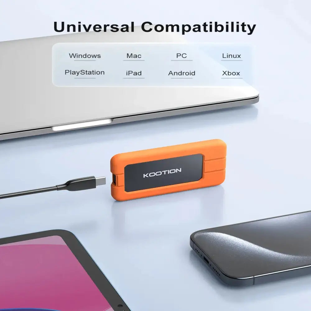 Portable SSD 2TB/1TB/512GB USB 3.2 External Drive Habicare