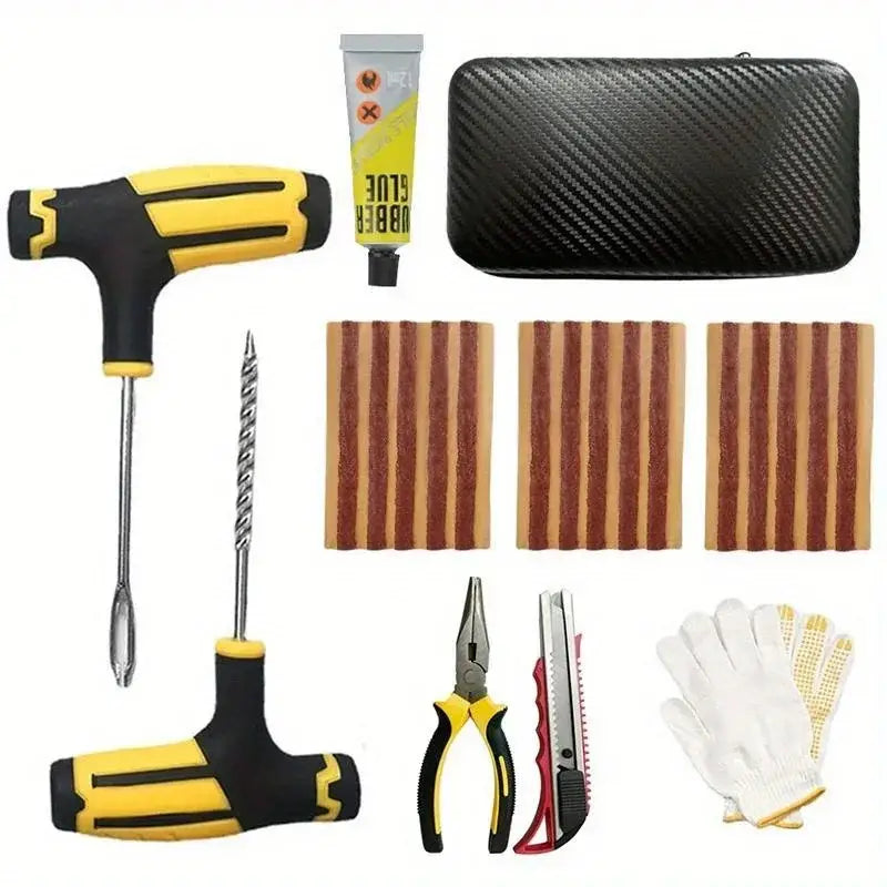 Portable Universal Tyre Emergency Repair Kit (4 types of set available) Habicare
