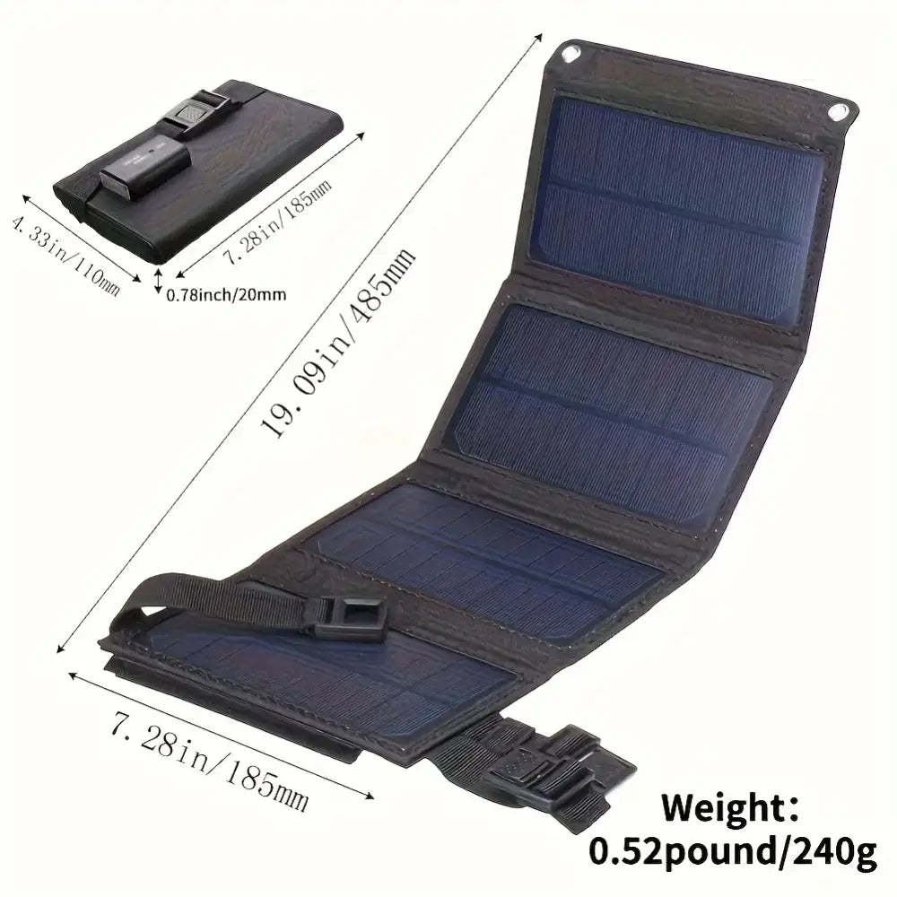 Portable USB Foldable Solar Panel Habicare