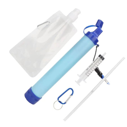Portable Water Filter - Carbon Straw Type With Water Bag 9eight5