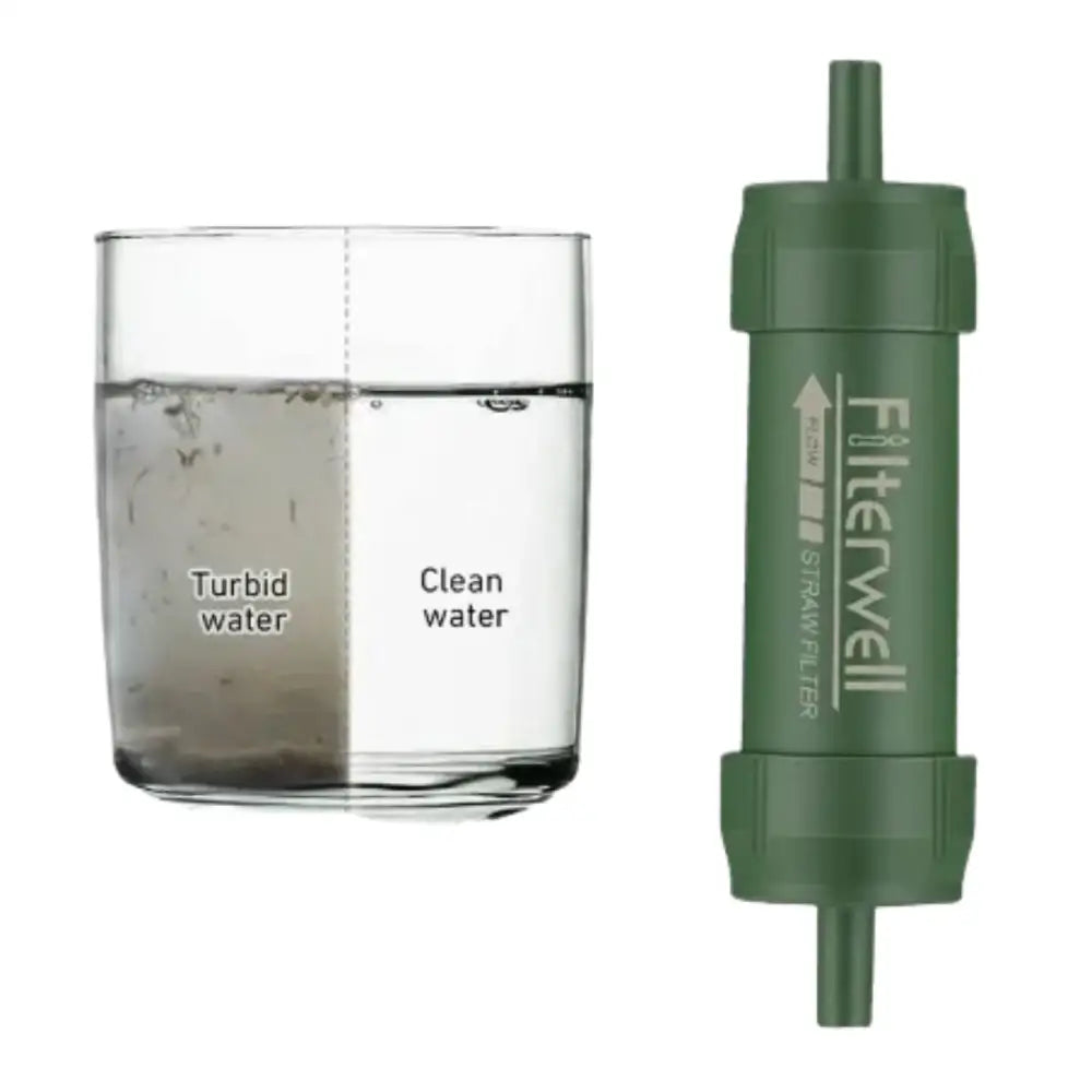 Portable Water Filter Straw for Camping & Emergency Survival Habicare