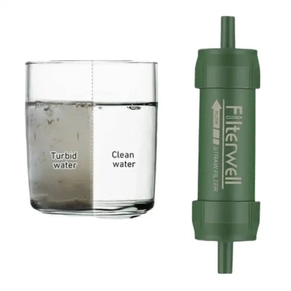 Portable Water Filter Straw for Camping & Emergency Survival Habicare