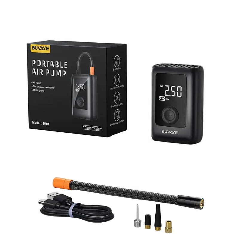 Portable Wireless Air Compressor For Tyre Inflation Habicare