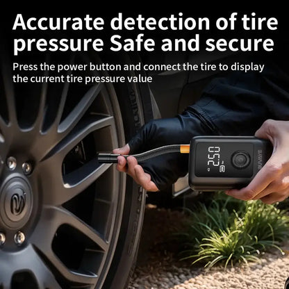 Portable Wireless Air Compressor For Tyre Inflation Habicare