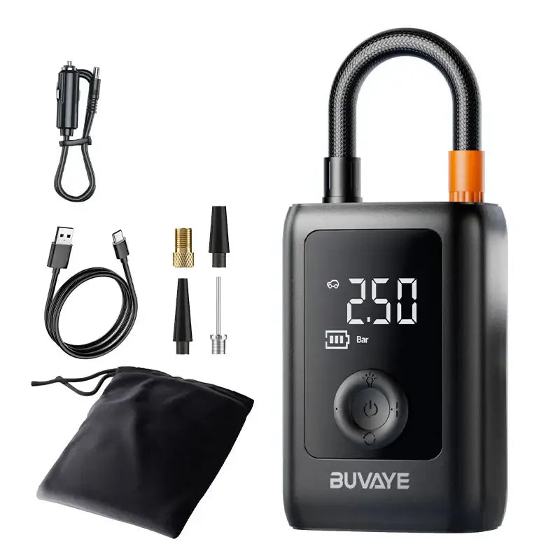 Portable Wireless Air Compressor For Tyre Inflation Habicare
