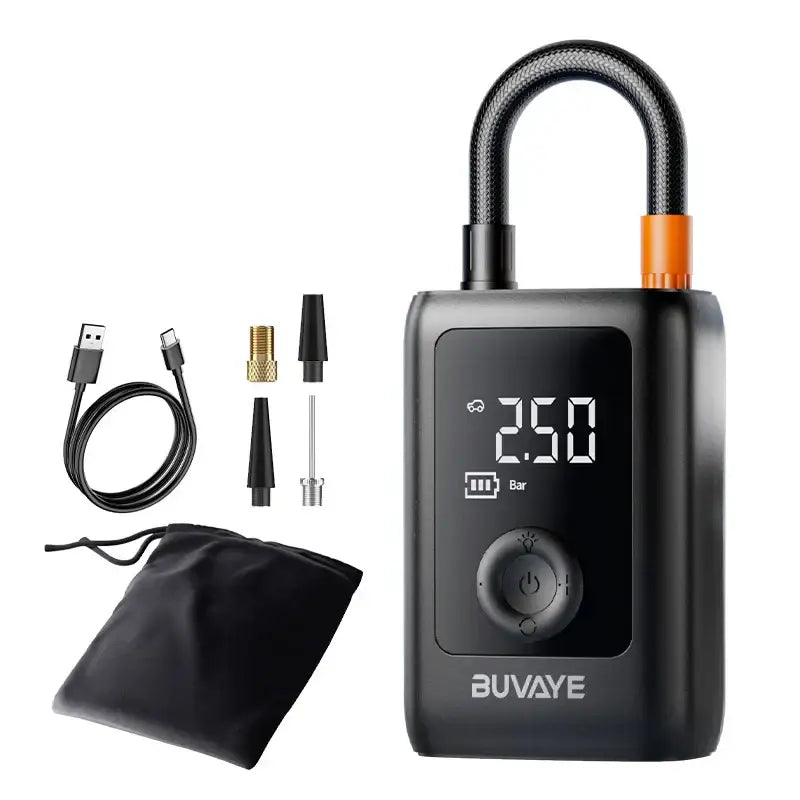 Portable Wireless Air Compressor For Tyre Inflation Habicare