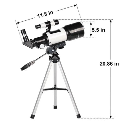 Professional Astronomical Telescope – 150x Zoom with HD Night Vision Habicare