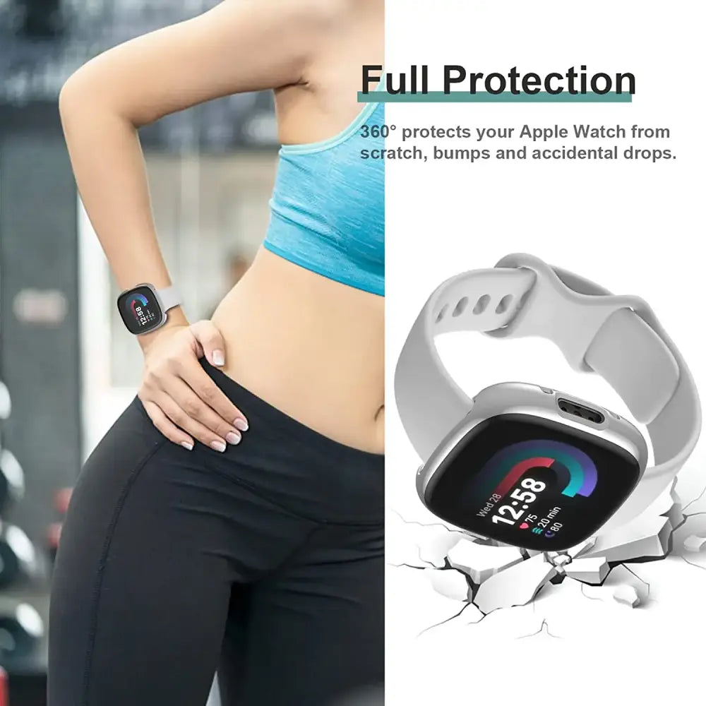 Protective Case for Fitbit Sense 2 (9 colours available) Habicare