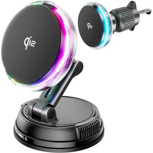 Qi2 15W Mag-Safe Car Mount Charger Habicare