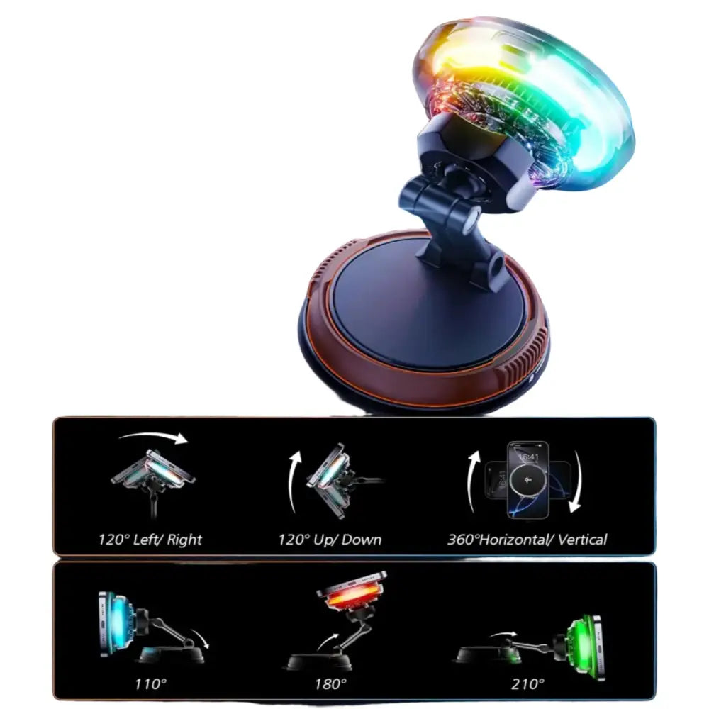 Qi2 15W Mag-Safe Car Mount Charger Habicare