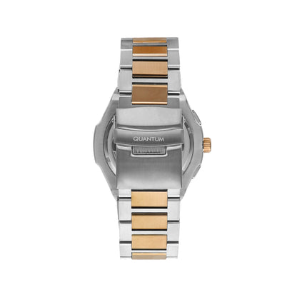 Quantum Adrenaline Patterned Multi-Function Blue Dial Two-Tone Watch ADG1032.590 Kiwi Watches