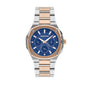 Quantum Adrenaline Patterned Multi-Function Blue Dial Two-Tone Watch ADG1032.590 Kiwi Watches
