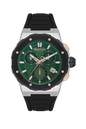 Quantum Hunter Chronograph Green Dial Black Strap Date Watch HNG1082.371 Kiwi Watches