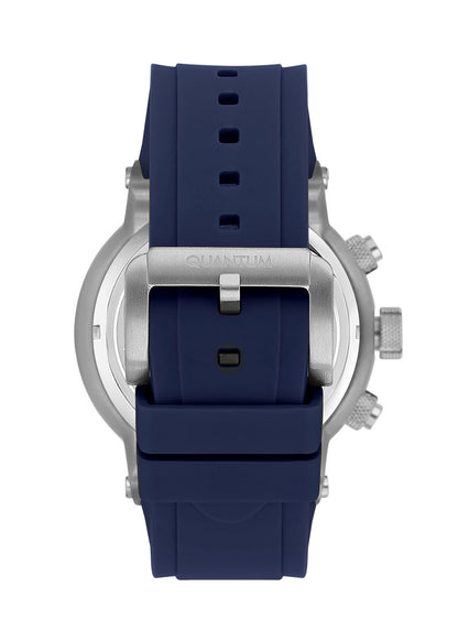 Quantum Hunter Dark Blue Chronograph Date Watch HNG1051.399 Kiwi Watches