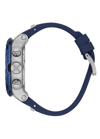 Quantum Hunter Dark Blue Chronograph Date Watch HNG1051.399 Kiwi Watches