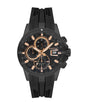 Quantum Chronograph All Black with Rose Gold Date Watch HNG893.851 Kiwi Watches