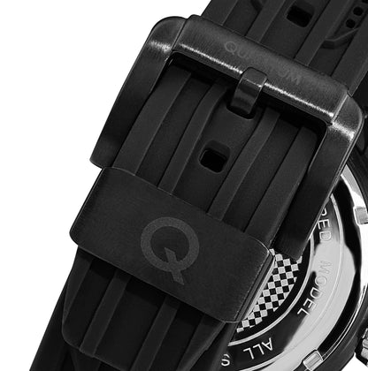 Quantum Chronograph All Black with Rose Gold Date Watch HNG893.851 Kiwi Watches