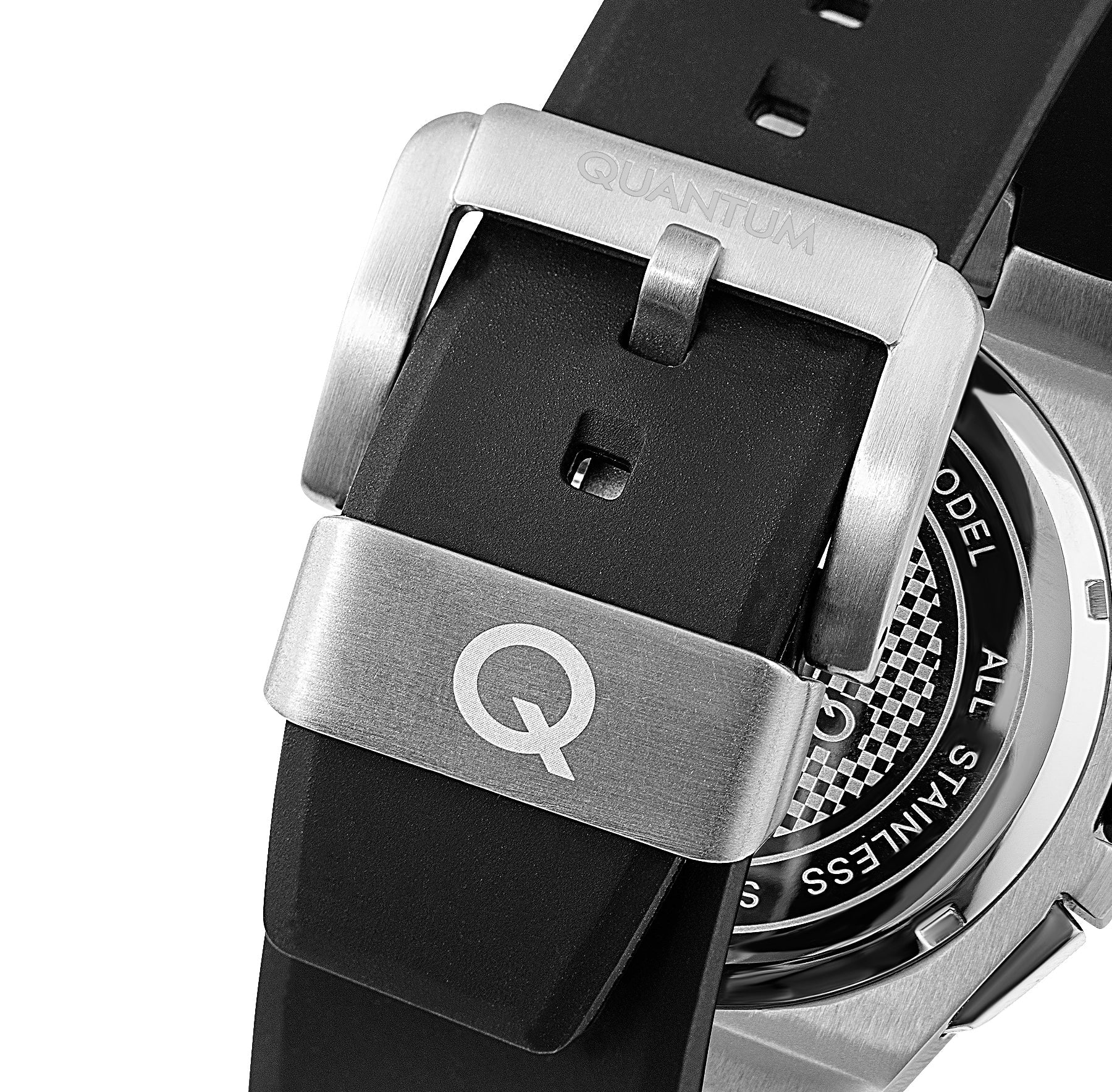 Quantum Multifunction Black Strap Gun Dial Date Watch HNG949.351 Kiwi Watches