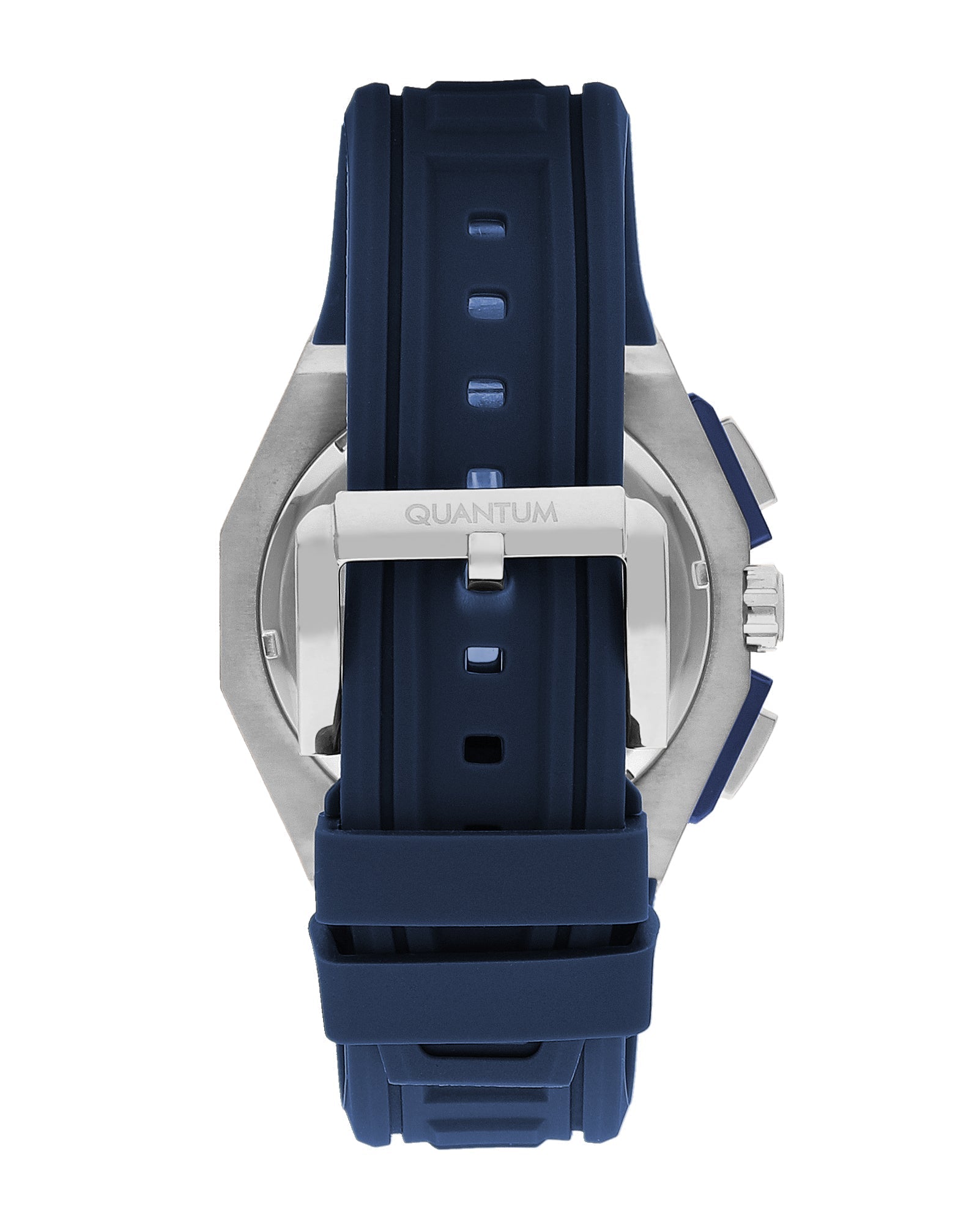 Quantum Navy Multifunction Blue Strap Blue Dial Silver Watch PWG1078.399 Kiwi Watches