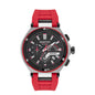 Quantum Chronograph Red Strap Black Dial Date Watch HNG1010.359 Kiwi Watches