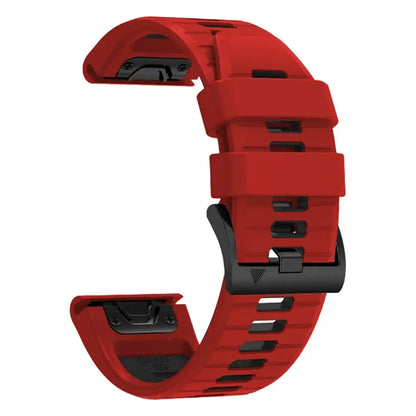 QuickFit Silicone Sports Strap for the Garmin (22mm/26mm) (wide compatibility & 22 colours) Habicare