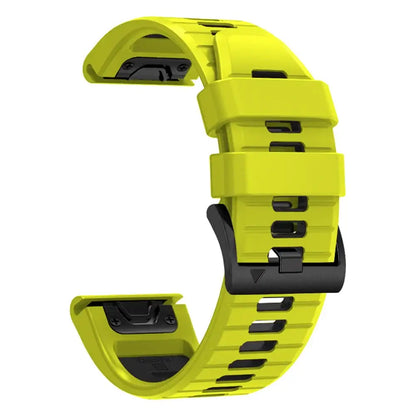 QuickFit Silicone Sports Strap for the Garmin (22mm/26mm) (wide compatibility & 22 colours) Habicare