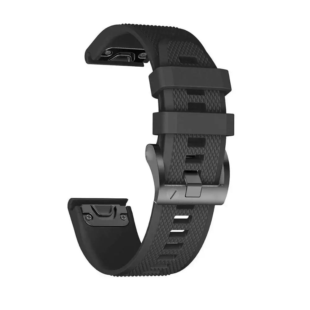 QuickFit Silicone Strap for a Range of Garmin Watches (22mm) (See list of models in the description) Habicare