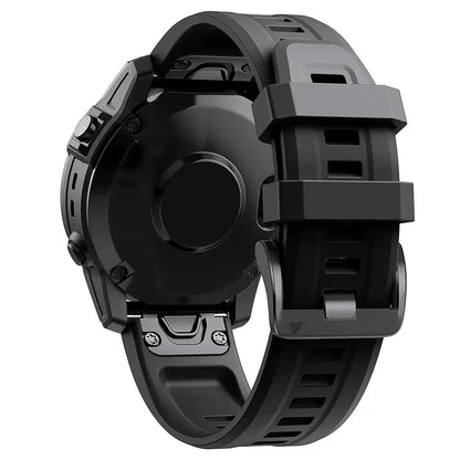 QuickFit Silicone Strap for a Range of Garmin Watches (22mm) (See list of models in the description) Habicare