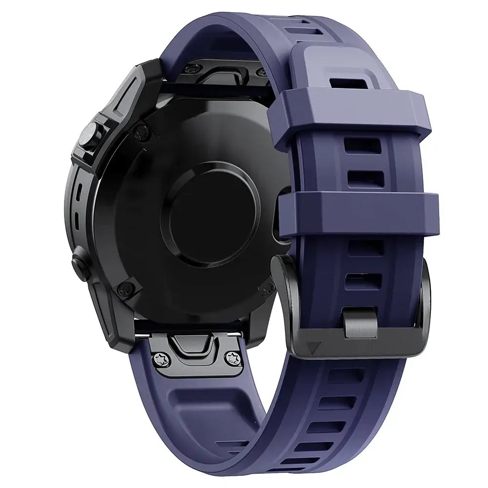 QuickFit Silicone Strap for a Range of Garmin Watches (22mm) (See list of models in the description) Habicare