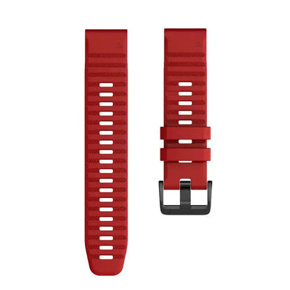 QuickFit Silicone Strap for the Garmin Descent MK1/MK2/MK2i, Enduro/2, Tactix Delta (26mm) (10 colours available) Habicare