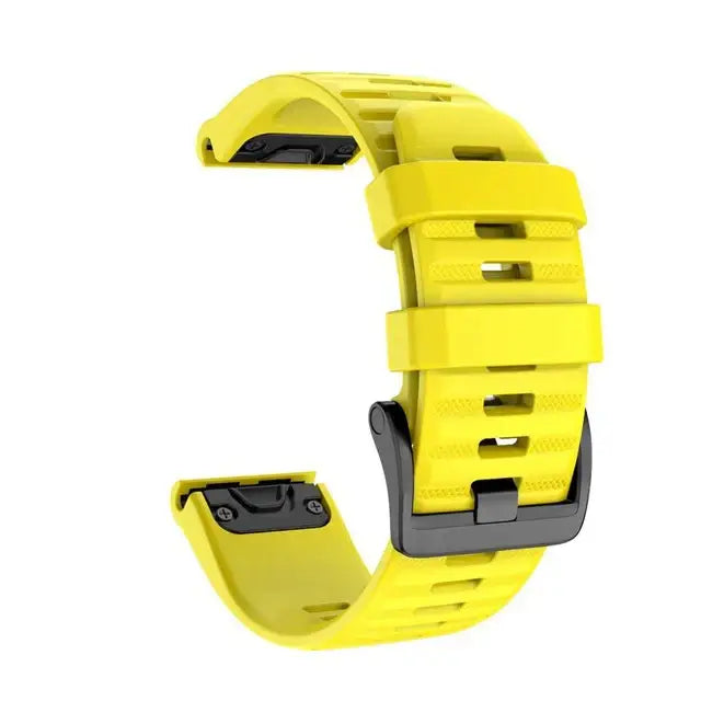QuickFit Silicone Strap for the Garmin Descent MK1/MK2/MK2i, Enduro/2, Tactix Delta (26mm) (10 colours available) Habicare