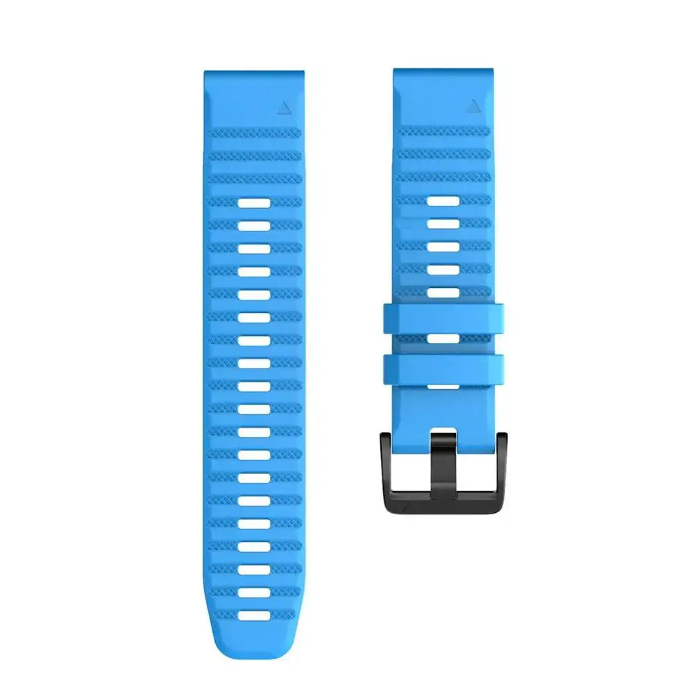 QuickFit Silicone Strap for the Garmin Descent MK1/MK2/MK2i, Enduro/2, Tactix Delta (26mm) (10 colours available) Habicare