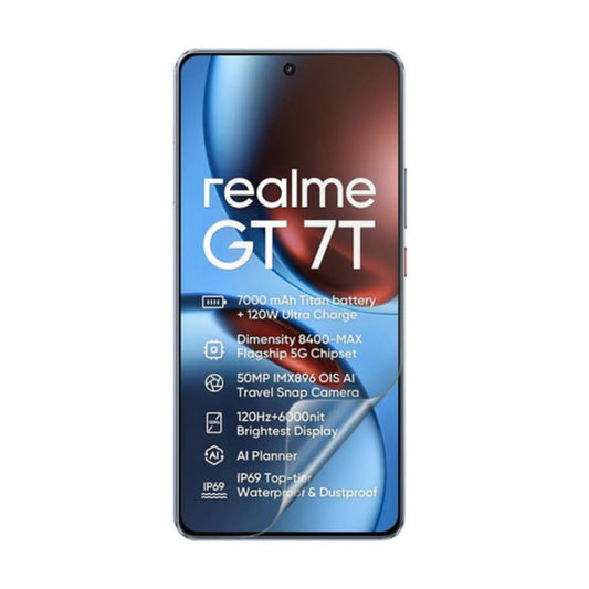 Hydrogel Screen Protector for Realme GT 7T 9eight5