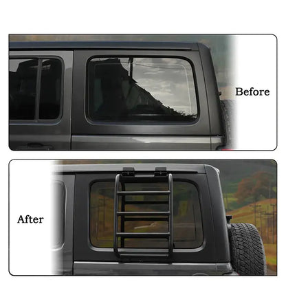 Rear Window Rack / Ladder for RV's & Campervans Habicare