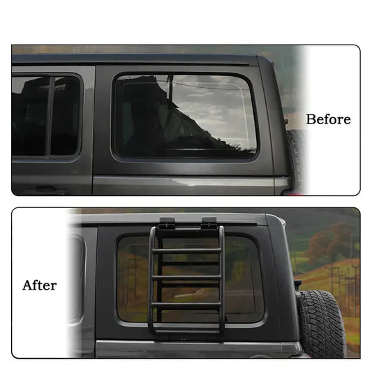 Rear Window Rack / Ladder for RV's & Campervans Habicare