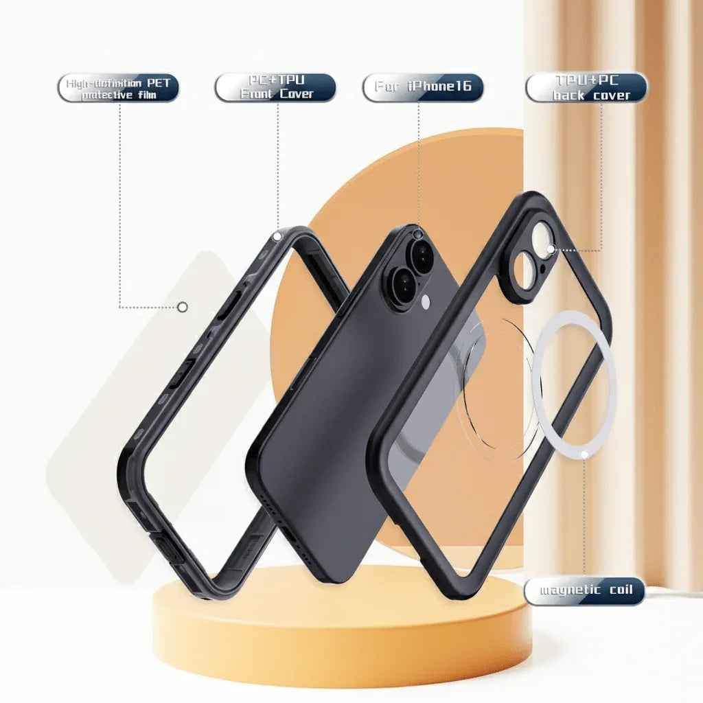 Redpepper Waterproof Magsafe Case for iPhone 16