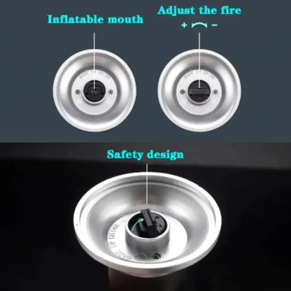 Refillable Butane Gas Lighter – Adjustable Flame Habicare