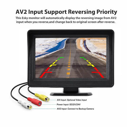 Reversing Camera - 4.3" (5 various types available) Habicare
