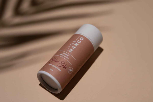 Rose geranium natural deodorant stick