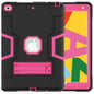 Rugged Case for iPad Series (Black & Rose Red) Habicare