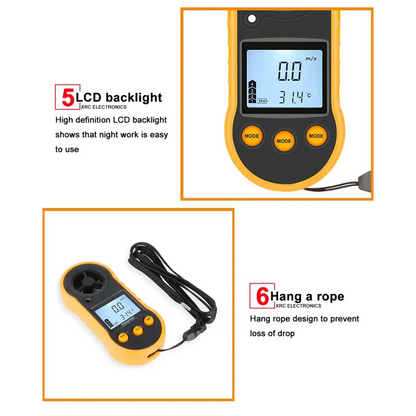 Portable Anemometer Habicare