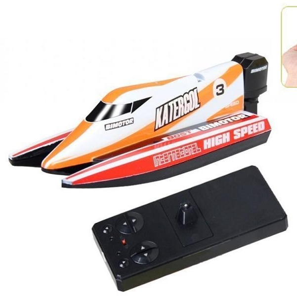 Remote Control Racing Boat - YELLOW dealonline.co.nz
