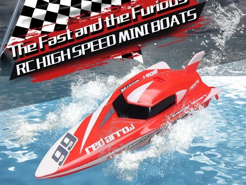 Remote Control Racing Boat - RED dealonline.co.nz