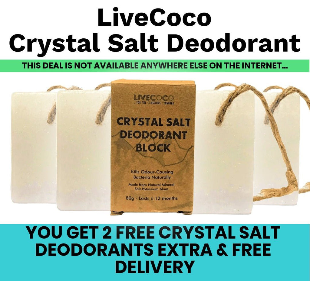 Crystal Salt Deodorant - Get 6 for the price of 4 Today & Free Delivery-0