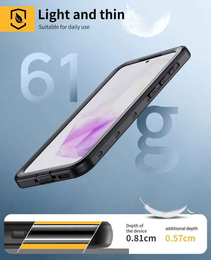 Samsung Galaxy A35 5G Waterproof Case Redpepper Full Protection