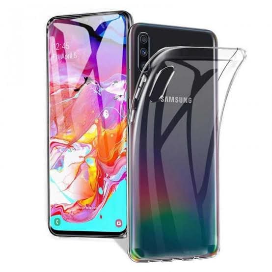 Silicone Case for Samsung Galaxy A50/A50S (Clear) 9eight5