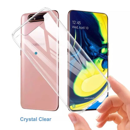 Silicone Case for Samsung Galaxy A80 / A90 (Clear) 9eight5