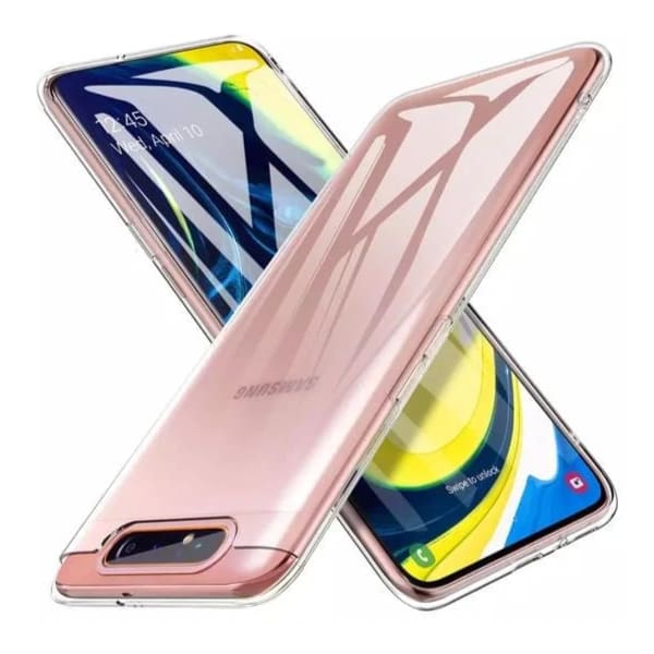 Silicone Case for Samsung Galaxy A80 / A90 (Clear) 9eight5