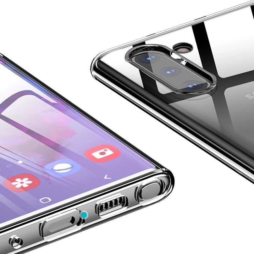 Silicone Case for Samsung Galaxy Note 10 Plus (Clear) 9eight5